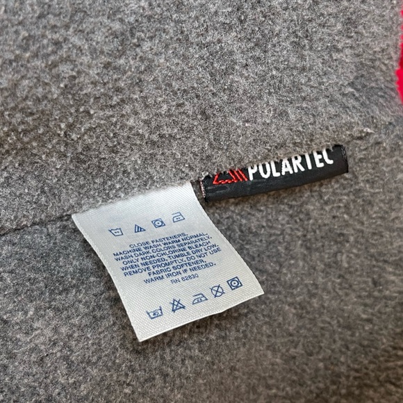 Vintage Lands End Jacket Coat Fleece Lined Full Zip Size Unisex Large 14-16 - Picture 3 of 9